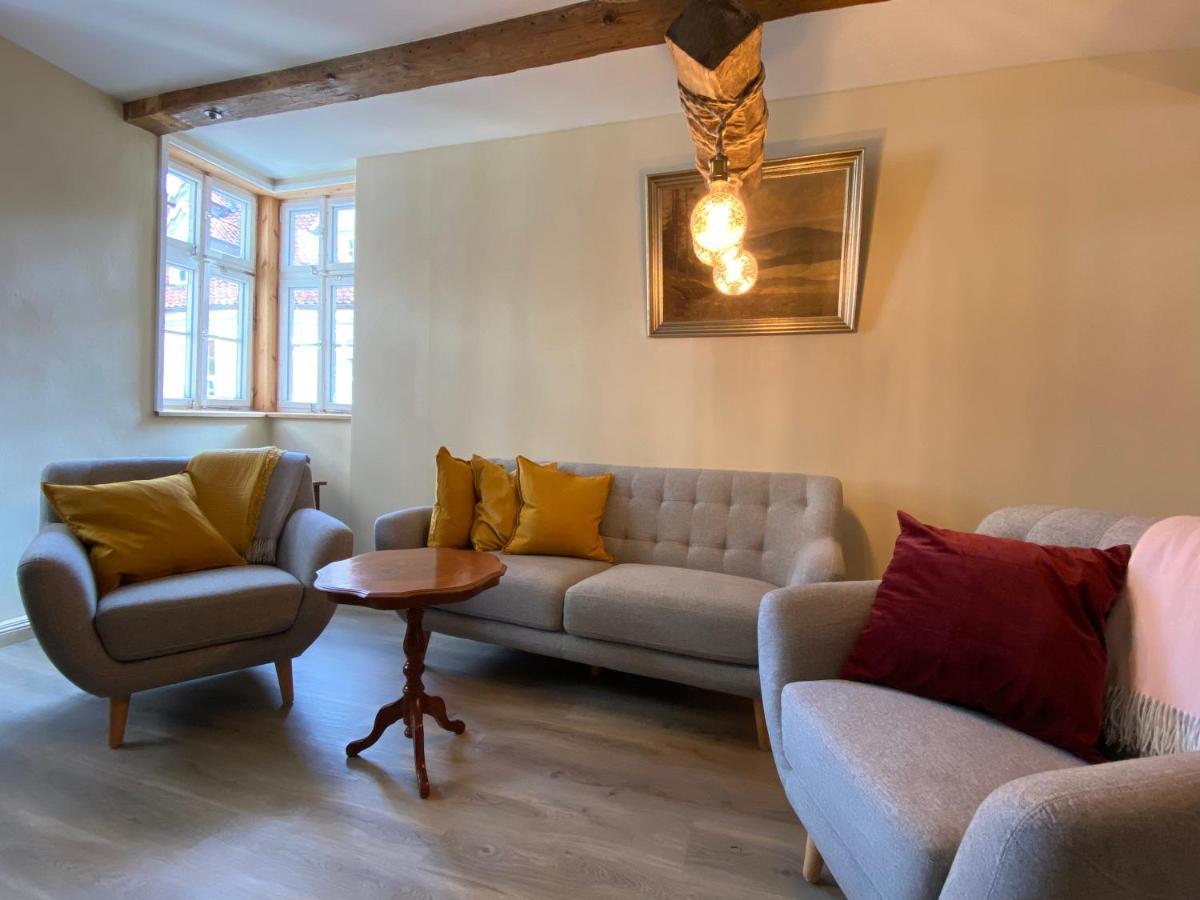 Ferienwohnung Helene Im Einzeldenkmal - Lange Gasse 29 奎德林堡 外观 照片