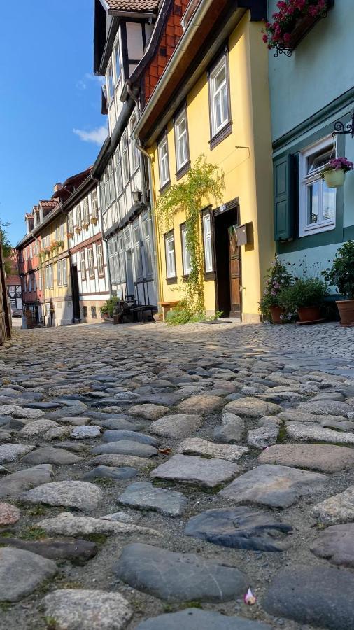 Ferienwohnung Helene Im Einzeldenkmal - Lange Gasse 29 奎德林堡 外观 照片