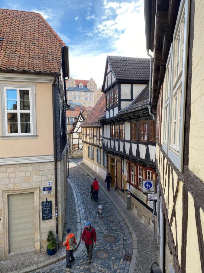 Ferienwohnung Helene Im Einzeldenkmal - Lange Gasse 29 奎德林堡 外观 照片