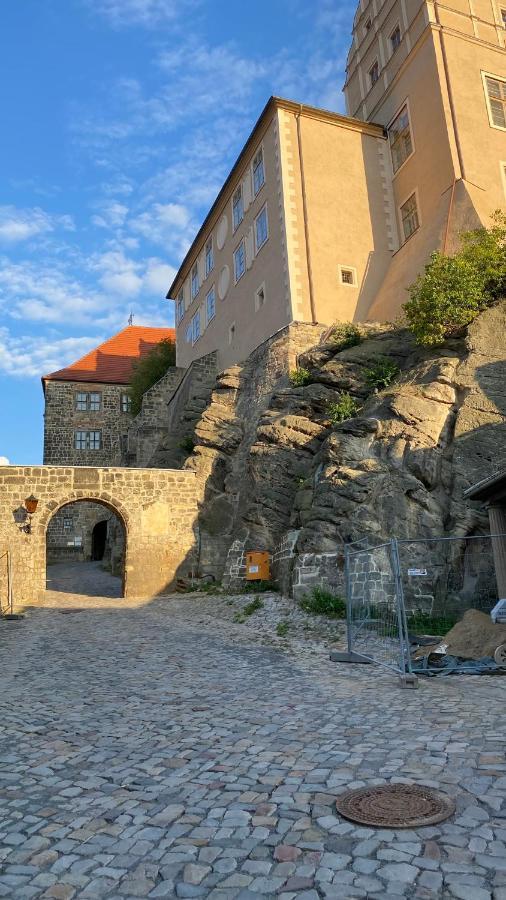 Ferienwohnung Helene Im Einzeldenkmal - Lange Gasse 29 奎德林堡 外观 照片