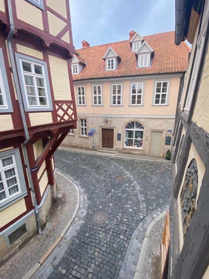 Ferienwohnung Helene Im Einzeldenkmal - Lange Gasse 29 奎德林堡 外观 照片