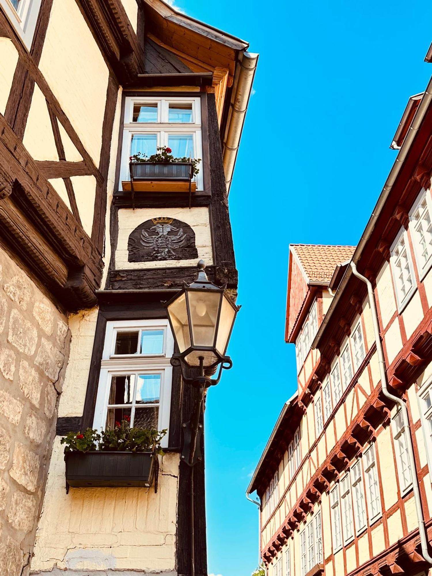 Ferienwohnung Helene Im Einzeldenkmal - Lange Gasse 29 奎德林堡 外观 照片