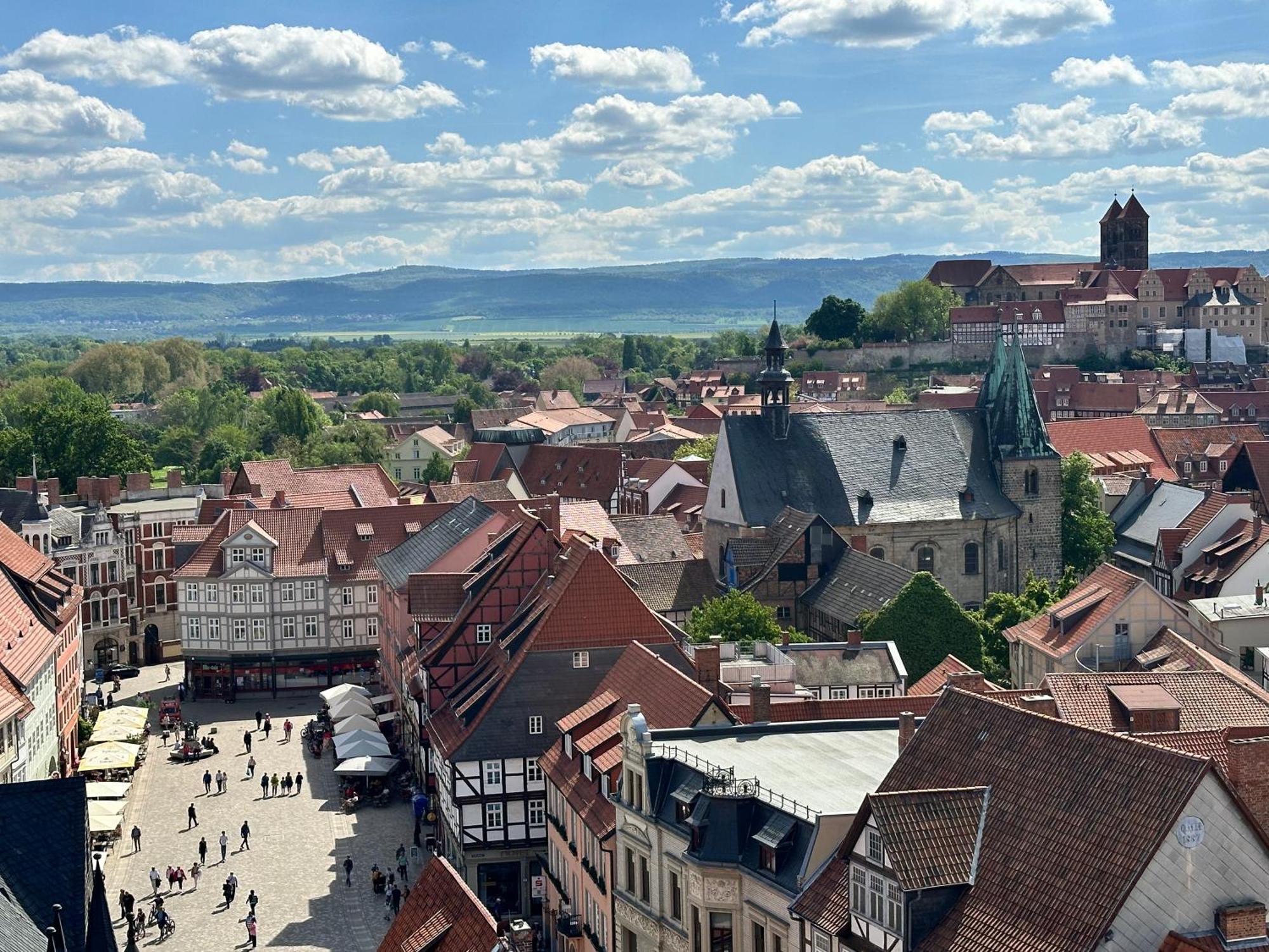 Ferienwohnung Helene Im Einzeldenkmal - Lange Gasse 29 奎德林堡 外观 照片